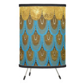 Gold Shiny Princess Mermaid Glitter Scales Tripod Lamp (Left)