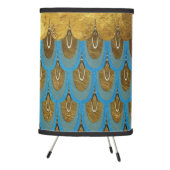 Gold Shiny Princess Mermaid Glitter Scales Tripod Lamp (Right)