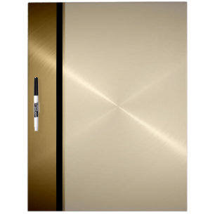 Gold Shiny Stainless Steel Metal Dry Erase Board