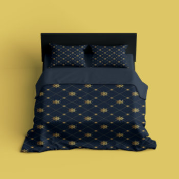 Gold Ship Wheel Duvet Cover by norman888 at Zazzle