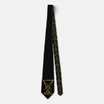 Gold Sigil Of Lucifer Occult Religion Symbol Neck Tie at Zazzle