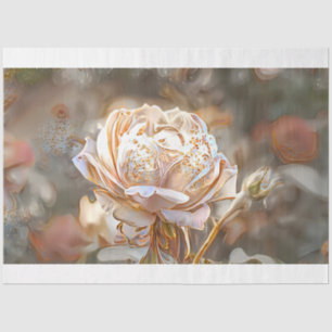 Gold Silk Elegant Unique Rose Art Dream Tissue Paper