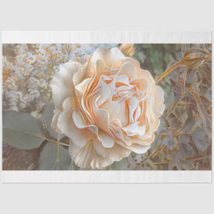 Gold Silk Unique Rose Art Dream Tissue Paper