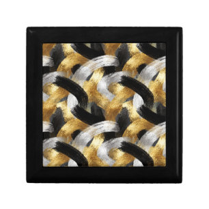 Gold Silver Black Christmas Celebration Gift Box