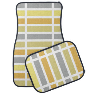 Gold Silver Bronze Metal Hues Car Floor Mat