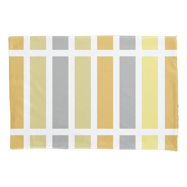 Gold Silver Bronze Metal Hues Pillow Case (Front)