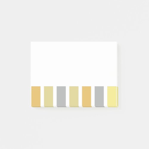 Gold Silver Bronze Metal Hues Post_it Notes