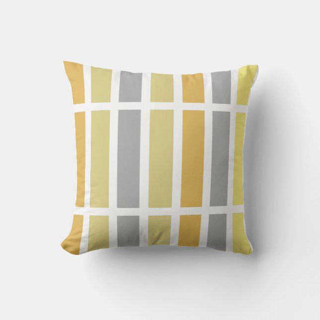 Gold Silver Bronze Metal Hues Throw Pillow (Front)