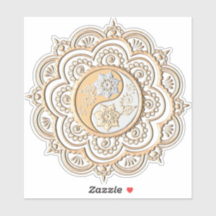 Gold & Silver Mandala Sticker