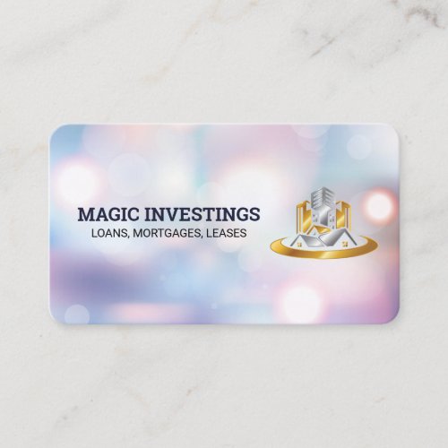 Gold Silver Properties Logo | Real Estate Rentals Business Card