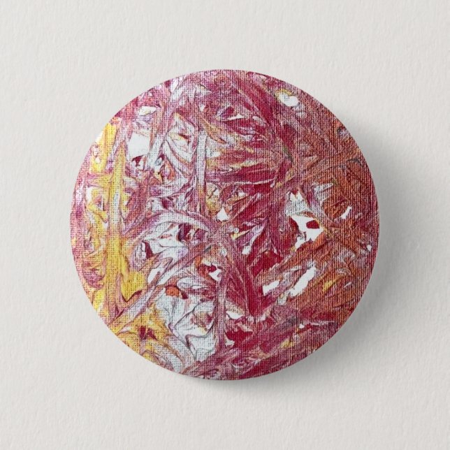 Gold, Silver, Red, Rose Gold, Marble Artwork Button (Front)