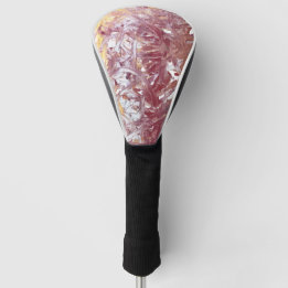 Gold, Silver, Red, Rose Gold, Marble Artwork Golf Head Cover