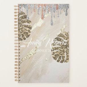 Gold Silver Sparkling Planner