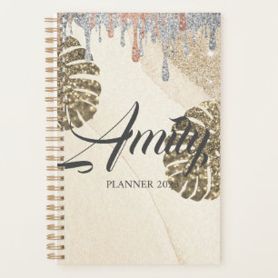 Gold Silver Sparkling Planner