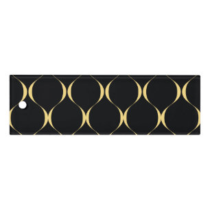 Gold, simple, modern, luxurious wavy graphic ruler