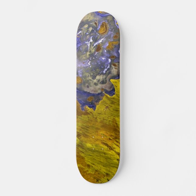 Gold Slate <br> Skateboard Deck (Front)