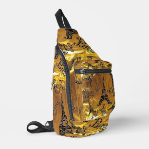 Gold Sling Bag