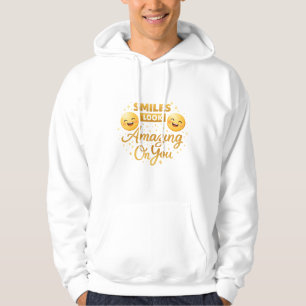 Gold Smiles Look Amazing On You Hoodie