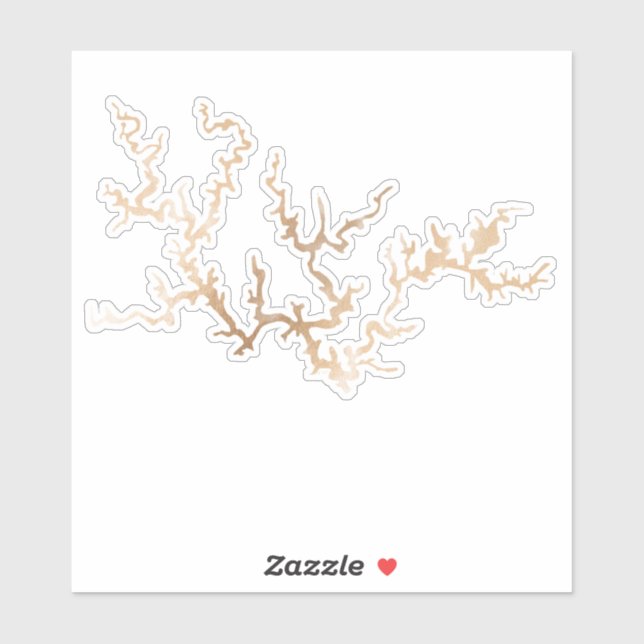 Gold Smith Lake Map Sticker (Sheet)