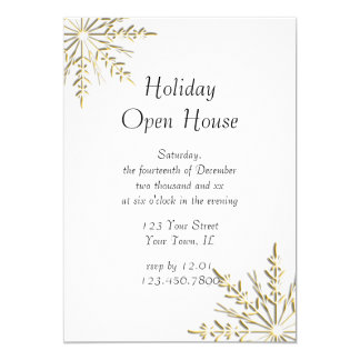 holiday open house invitations