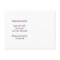 Gold snowflake purple winter wedding Save the Date
