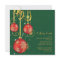 Gold Snowflakes Ornament Holiday Party Invitation