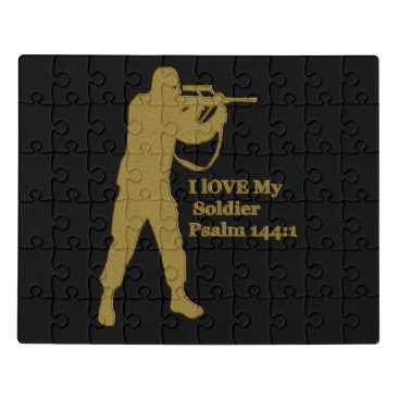 Gold solder sniper jigsaw puzzle Gold solder sniper jigsaw puzzle
