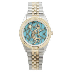 Gold Southwest Kokopelli Watch
