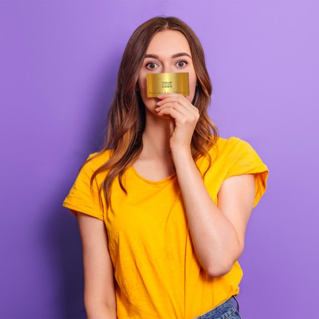 Gold Spark Makeup Artist Lash Elegant Lux Logo Business Card (Gold Spark Makeup Artist Lash Elegant Lux Logo Business Card)