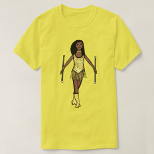 Gold Spark Twirl Girl T-Shirt