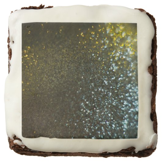 Gold Sparkle Chocolate Brownie (Front)