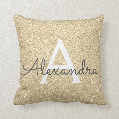 Elegant Gold Glitter Lips Pattern Throw Pillow Zazzle Com