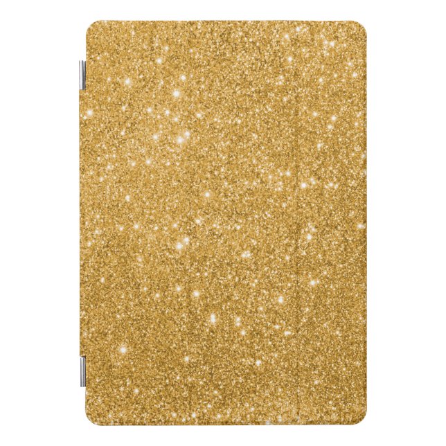 Gold Sparkle iPad Pro Cover (Front)