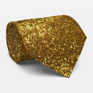 Gold Sparkle necktie