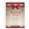 Gold Sparkle Red Bow Elegant Glam Holiday Party