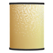 Gold Sparkles Glitter Glowing Gold Lamp Shade (Left)