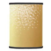 Gold Sparkles Glitter Glowing Gold Lamp Shade (Right)