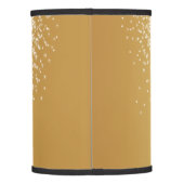 Gold Sparkles Glitter Glowing Gold Lamp Shade (Back)