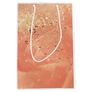 Gold Sparkles Medium Gift Bag