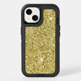 Gold Sparkling Glitter        OtterBox iPhone 14 Case