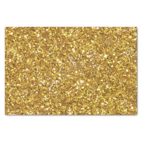 Gold sparkling glitter pattern          tissue paper