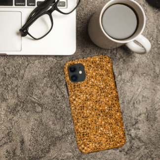 Gold Sparkly Glitter iPhone 11 Case