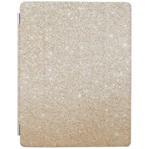Gold sparkly ipad cover