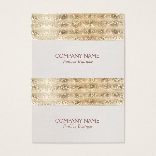 Gold Sparkly Sequin Mini Price Gift or Hang Tags
