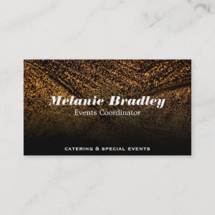 Gold Speckled Business Card
