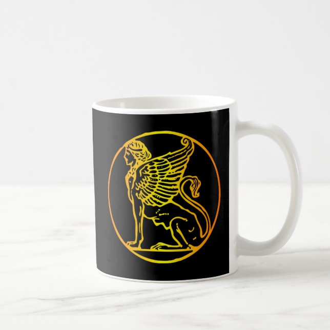Gold Sphinx Coffee Mug (Right)