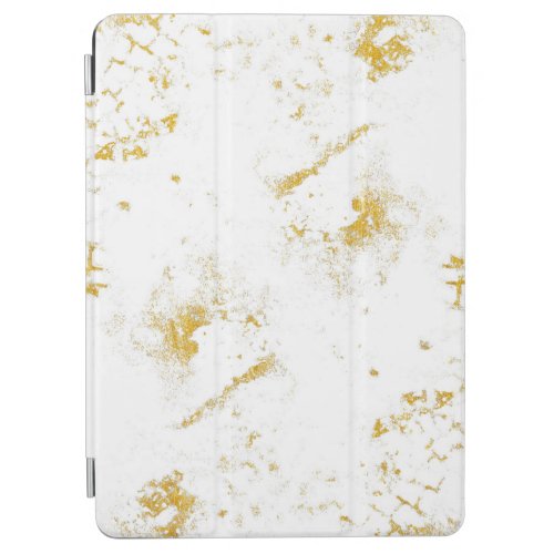 Gold splashes Texture Brush stroke design element iPad Air Cover