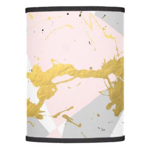 Gold Splatter Lamp Shade