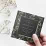 Gold Square Foil Frame | Boho Botanical Eucalyptus Invitation