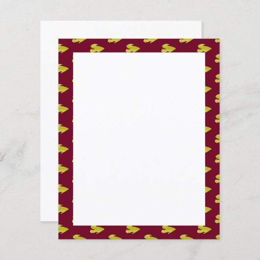 Gold squirrel on red (Front/Back)